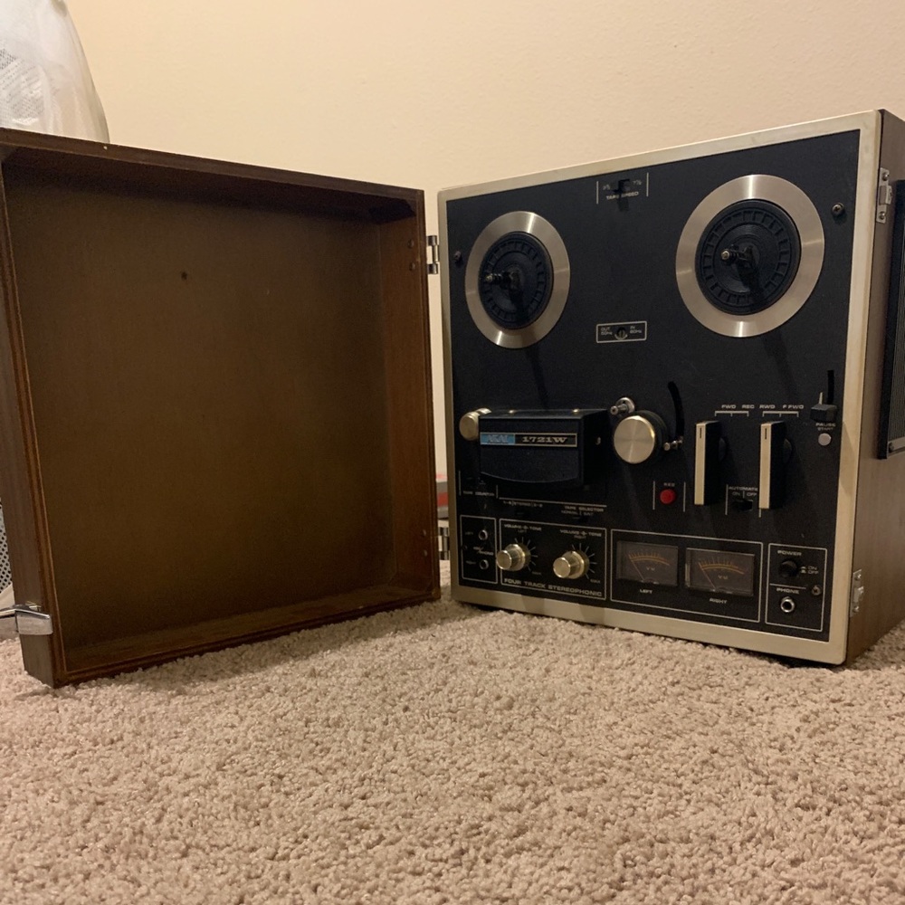 *RARE* 1973 Akai 1721W Reel-to-Reel Tape Deck 🔥
